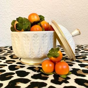 LENOX Embossed Covered Candy Jar